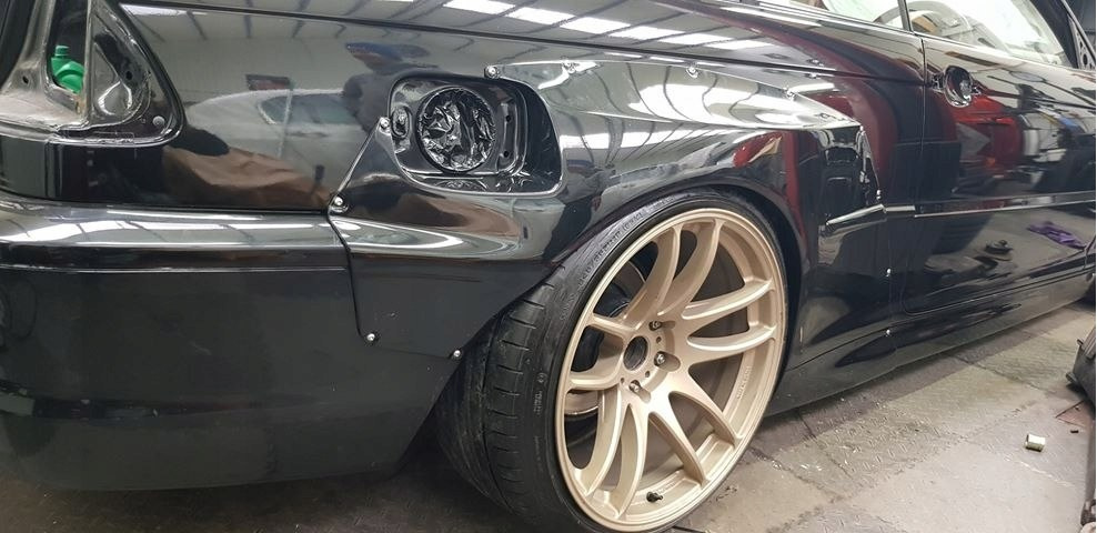 REAR OVER-FENDERS BMW E46 PANDEM SMALL LOOK